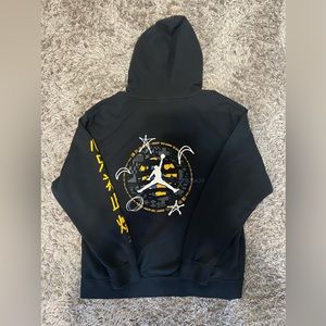 RARE Jordan Men’s Black Graphic Logo Hoodie
